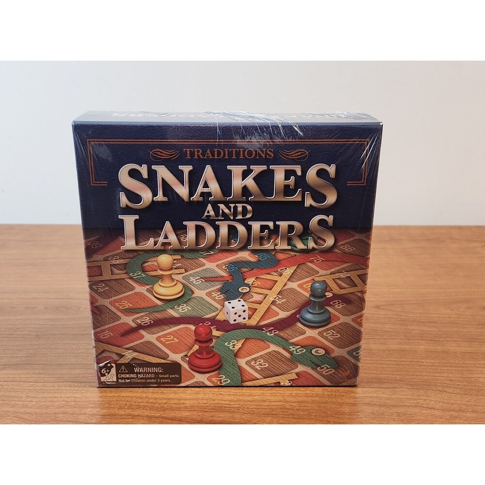 Snakes and Ladders - Traditions Board Game by Cardinal - New Sealed